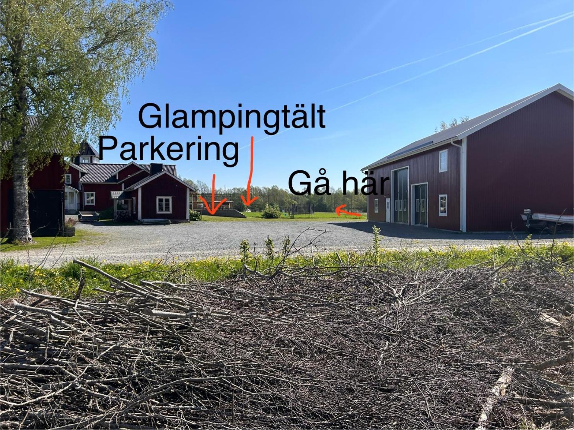 Glampingtaelt, Privat Omrade, 3 Mil Utanfoer Oerebro Luxury tent